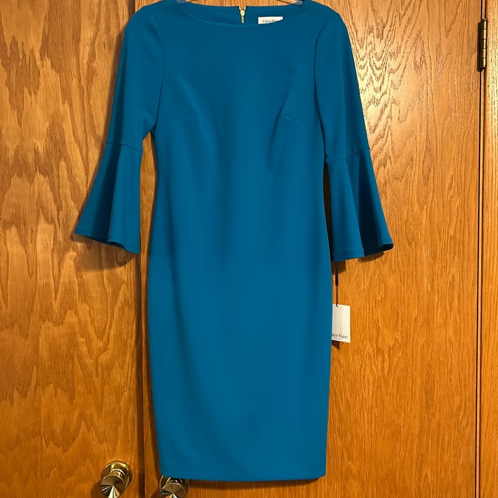 Blue conservative Dress